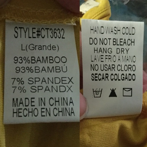 Yellow Bamboo Cold Shoulder Keyhole Knit Top - Picture 6 of 7